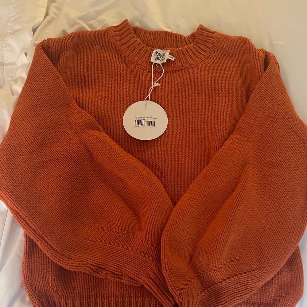 Princess Polly Harmony Knit Sweater Orange